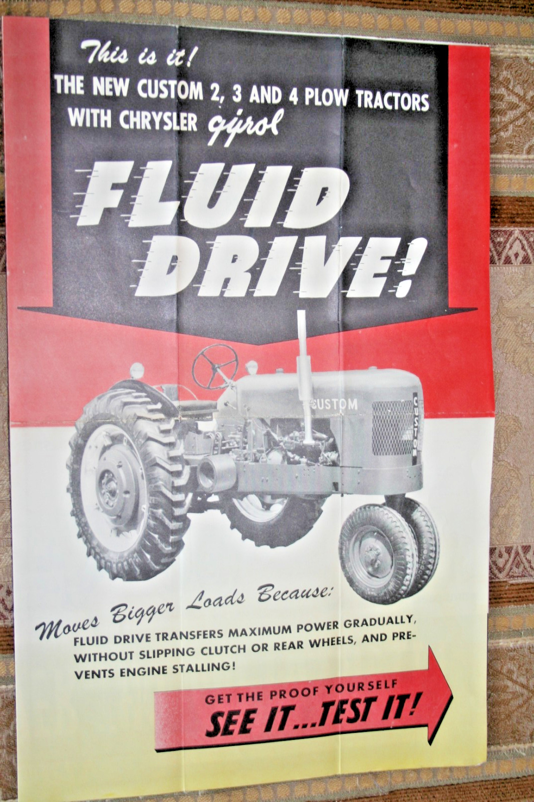 CUSTOM TRACTOR CO. 1940