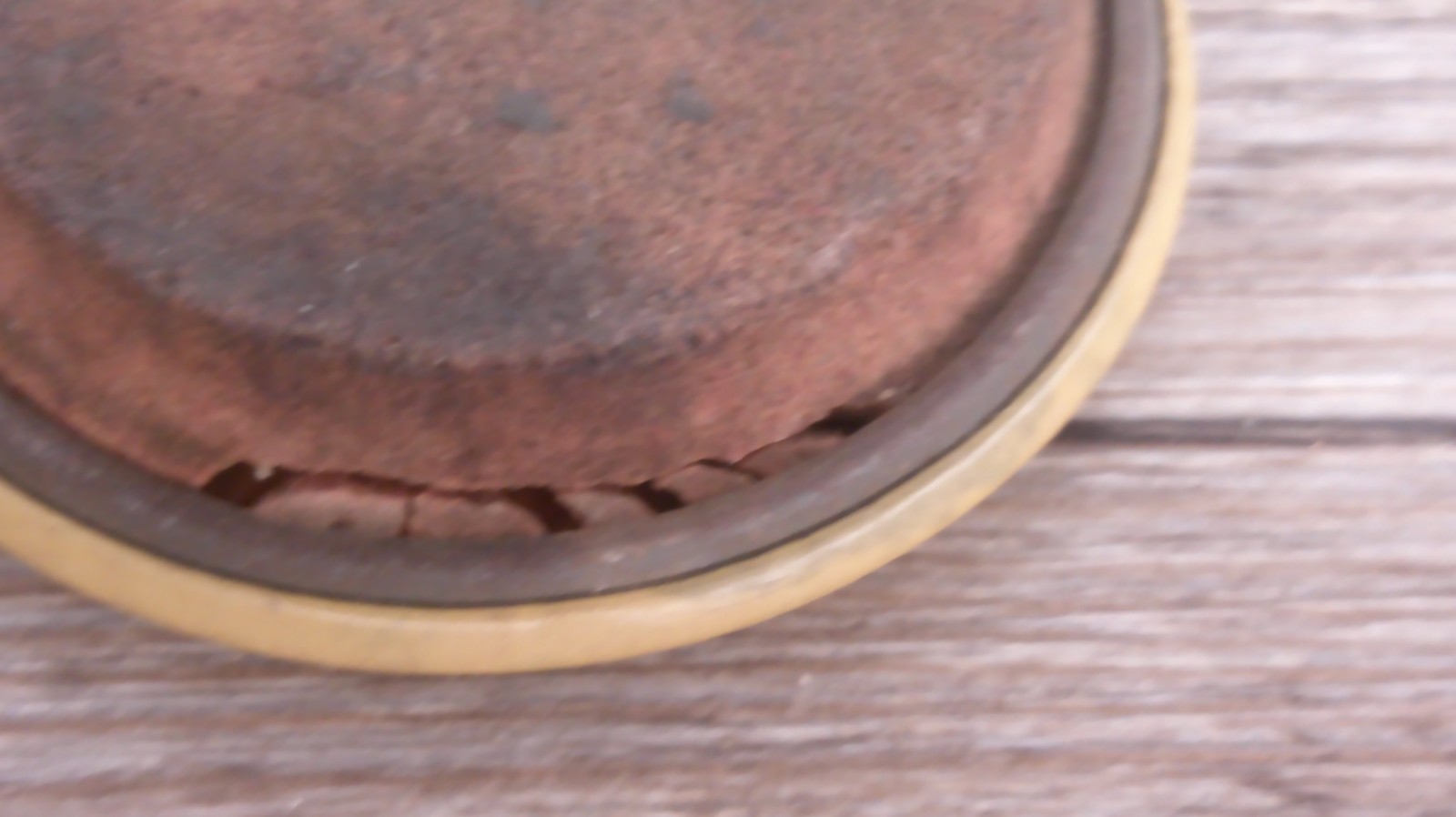 Waterloo milk co. Waterloo, Il. advertising sharpening stone large button shape