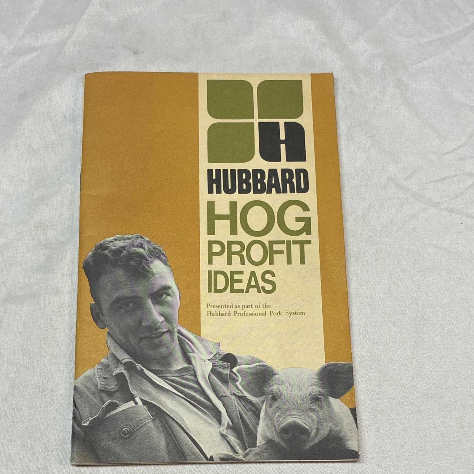 Hubbard Hog Profit Ideas Professional Pork System Original Advertising Brochure