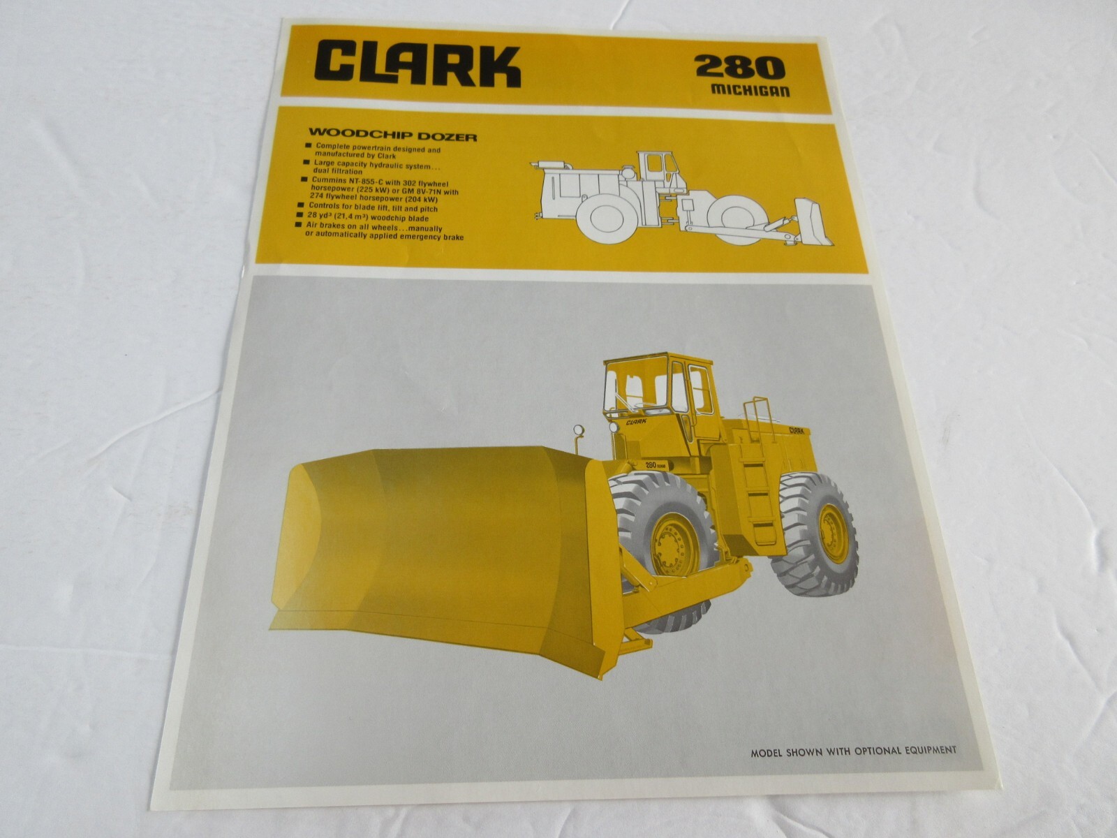 Clark Michigan 280 Woodchip Dozer 2 Page