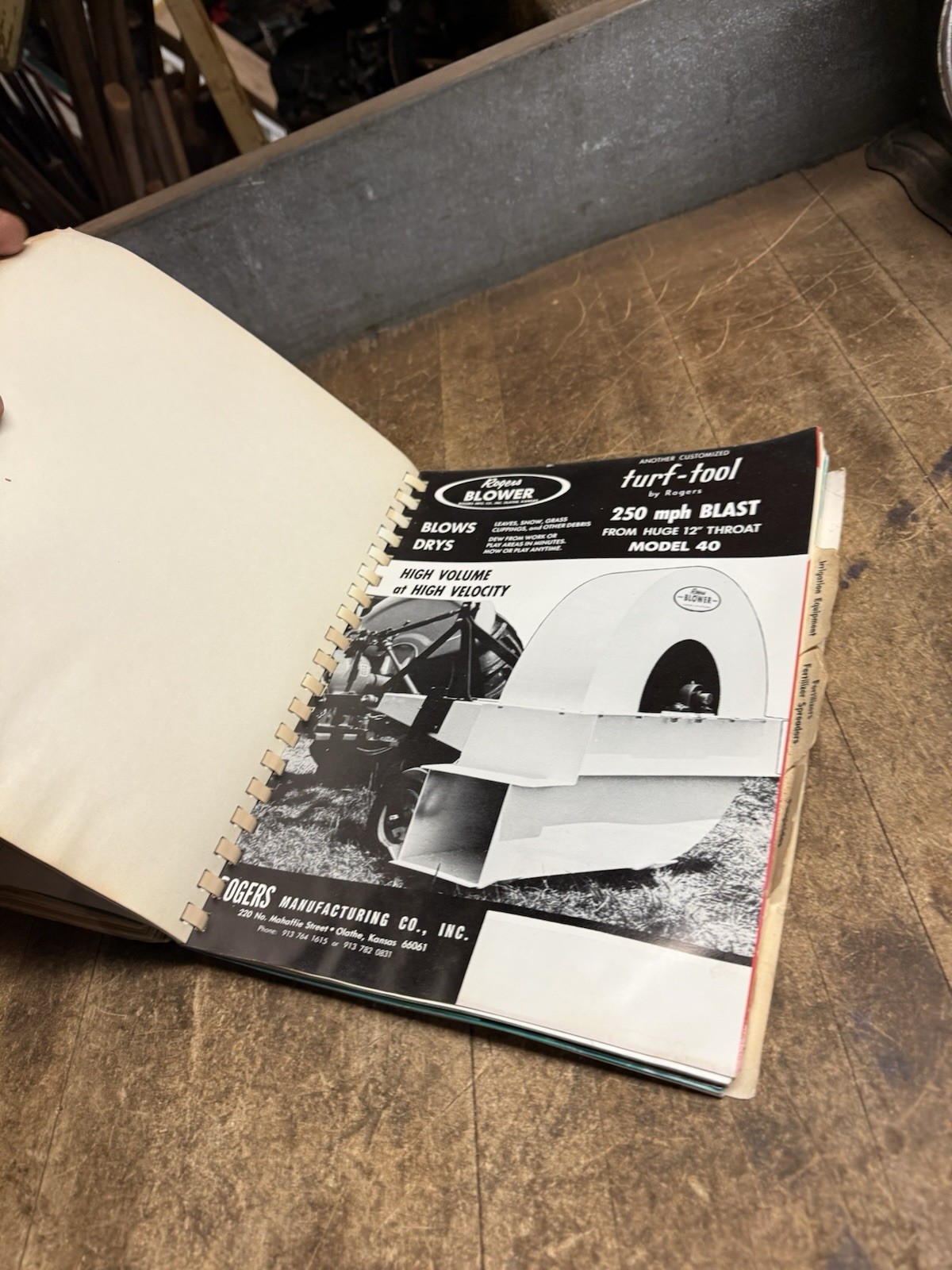 VTG 1966 Sawtelle Brothers Jacobsen Turf Equipment Supplies Dealer Catalog Book