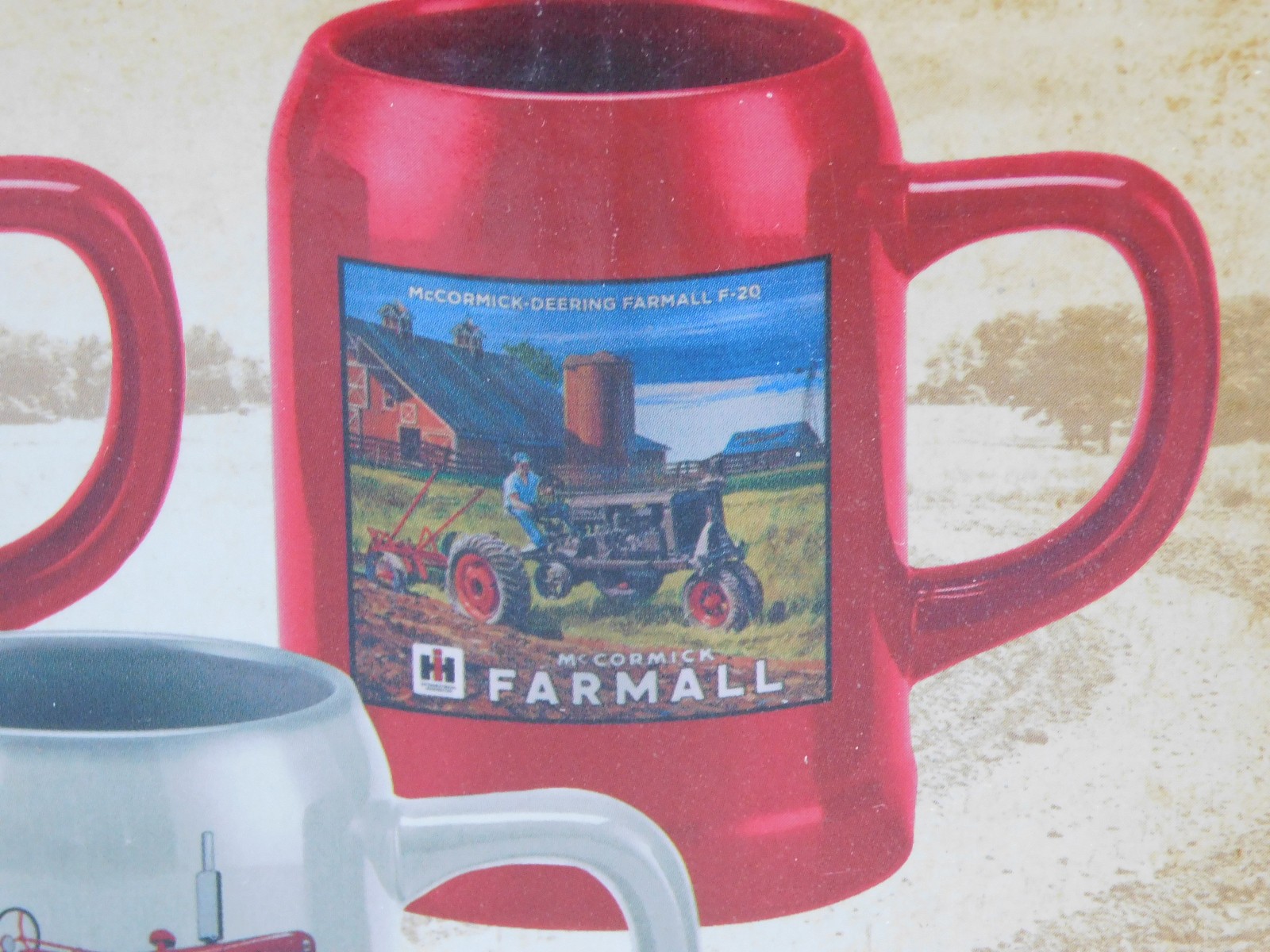 McCormick Farmall 20 Ounce Tankard Mug. New in the Box