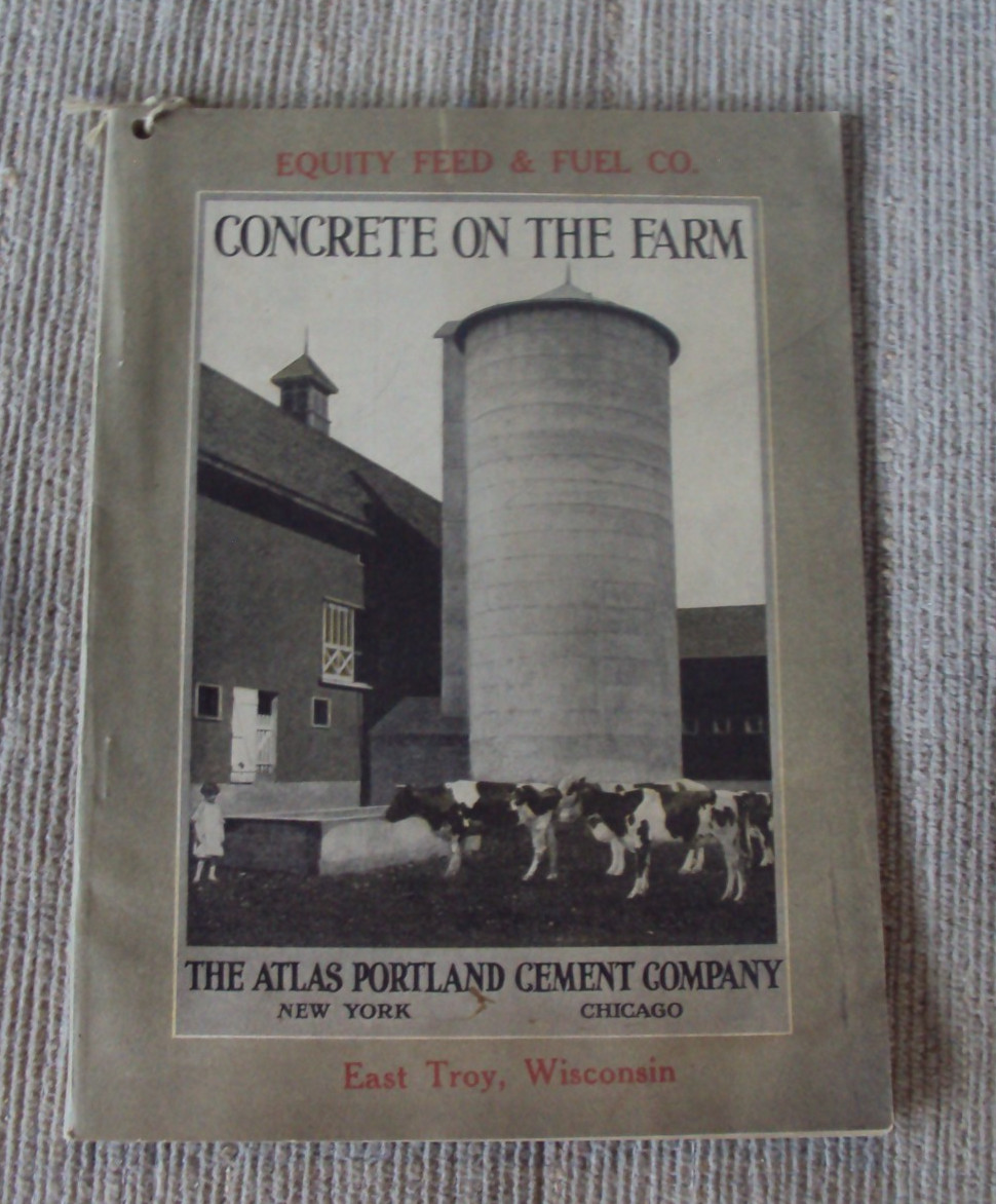 1919 Atlas Portland Cement Cement Company Equity Feed & Fuel Co. East Troy, Wis
