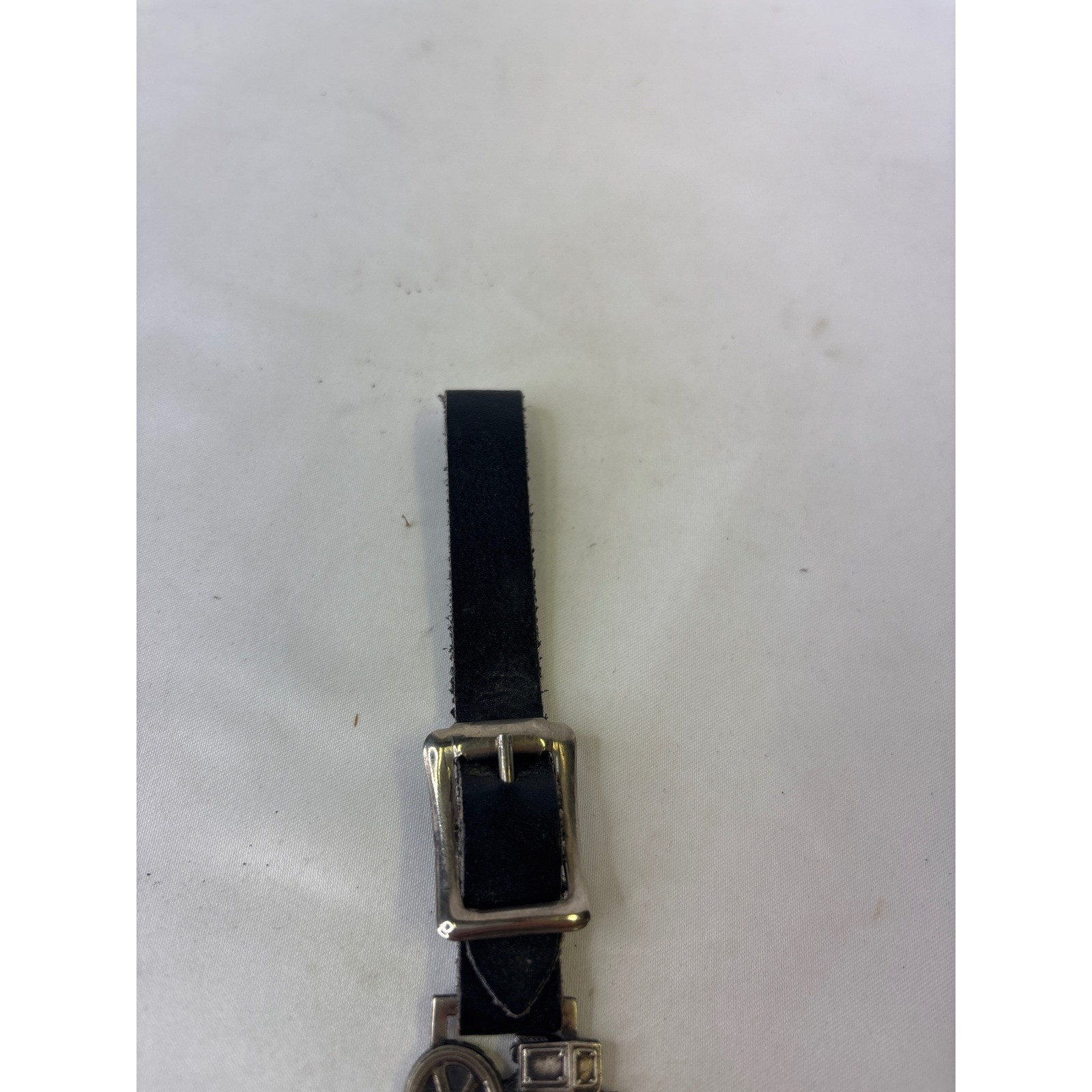 Vintage Waterloo Gas Engine & Eagle Mfg Co Tractor Watch Fobs Leather Straps 2pc