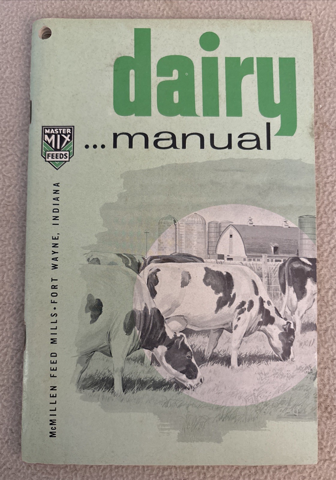 Vintage 1950 McMillen Feed Mill Management Manual for Dairy Cattle
