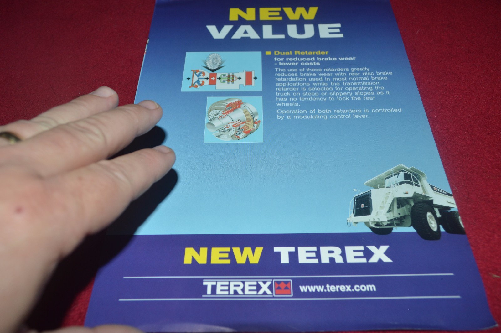 Terex TR70 Haul Truck Dual Retarder Dealer&rsquo;s Brochure YABE16