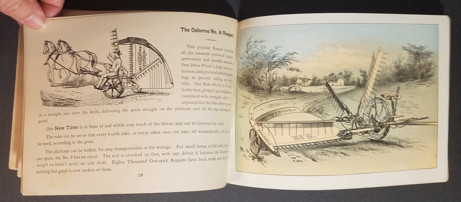 1890 D.M. Osborne & Co Farm Equipment Brochure