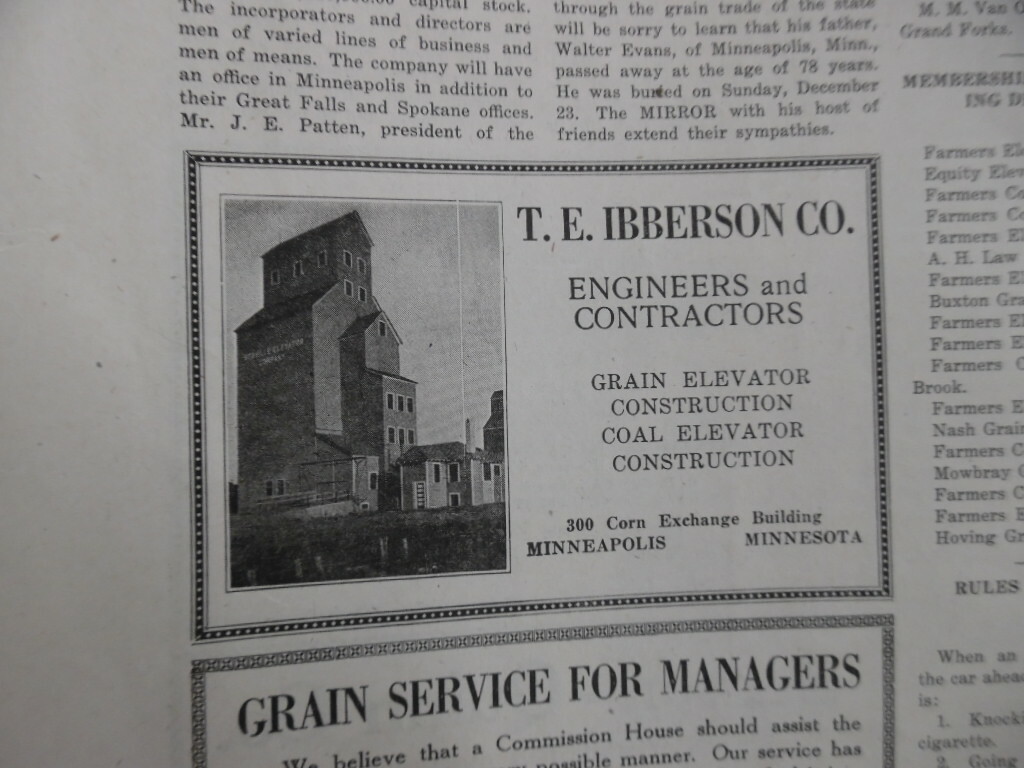 1929 Grainmen&rsquo;s Mirror Official Organ of Grain Dealer Association North Dakota