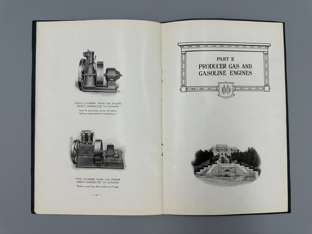 1908 NASH GAS ENGINES National Meter Co CATALOG Antique Advertising