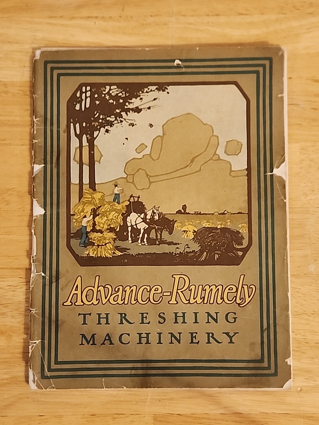 Advance Rumely Threshing Machinery Tractor Sales Brochure Oilpull