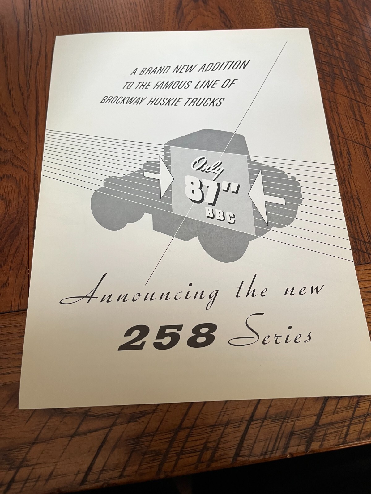 Brockway 258 Series Trucks For 1960 Brochure SMPA
