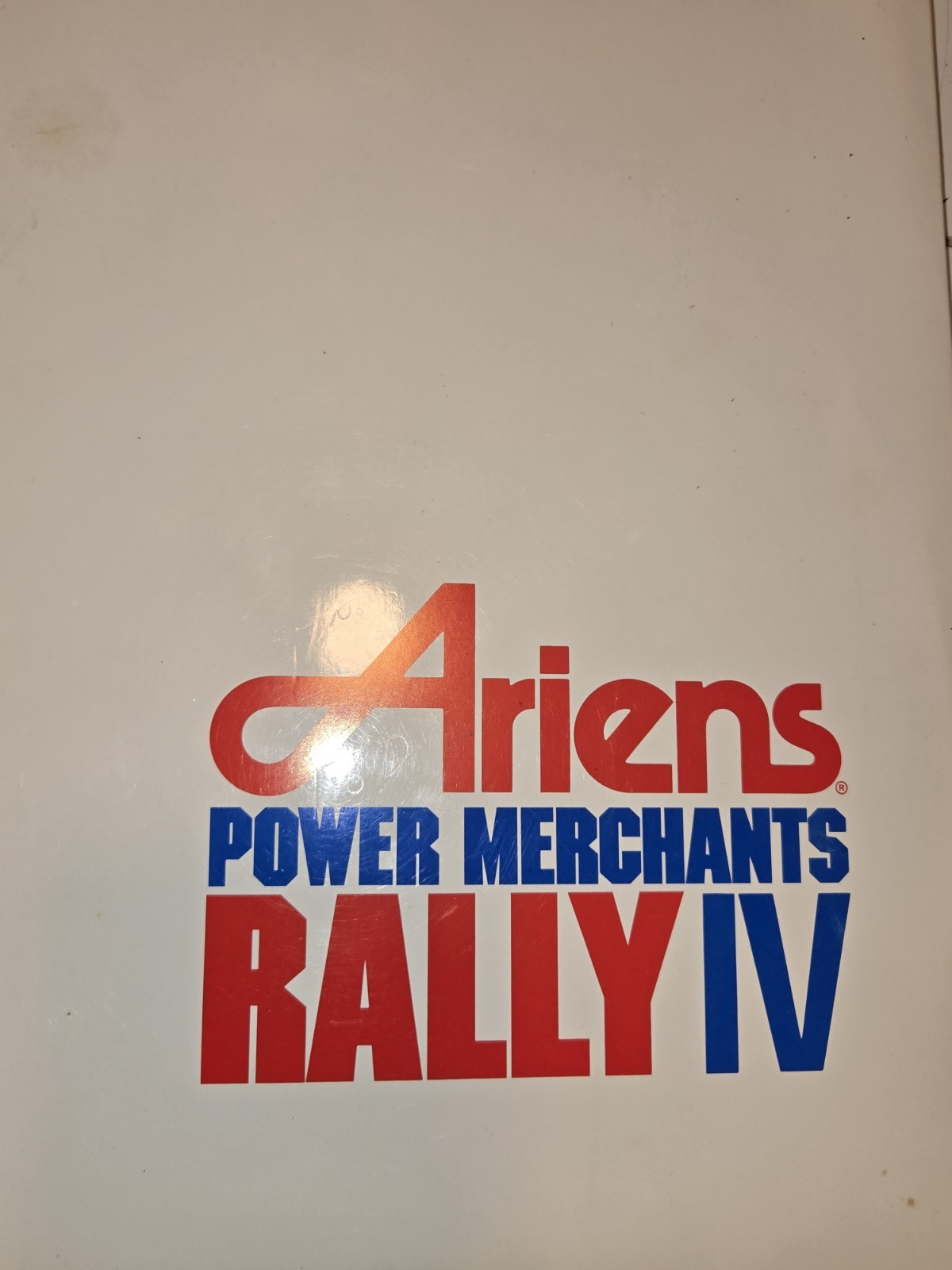 ARIENS POWER MRRCHANT RALLY IV CUSTOMEROLOGY IN THE 90S