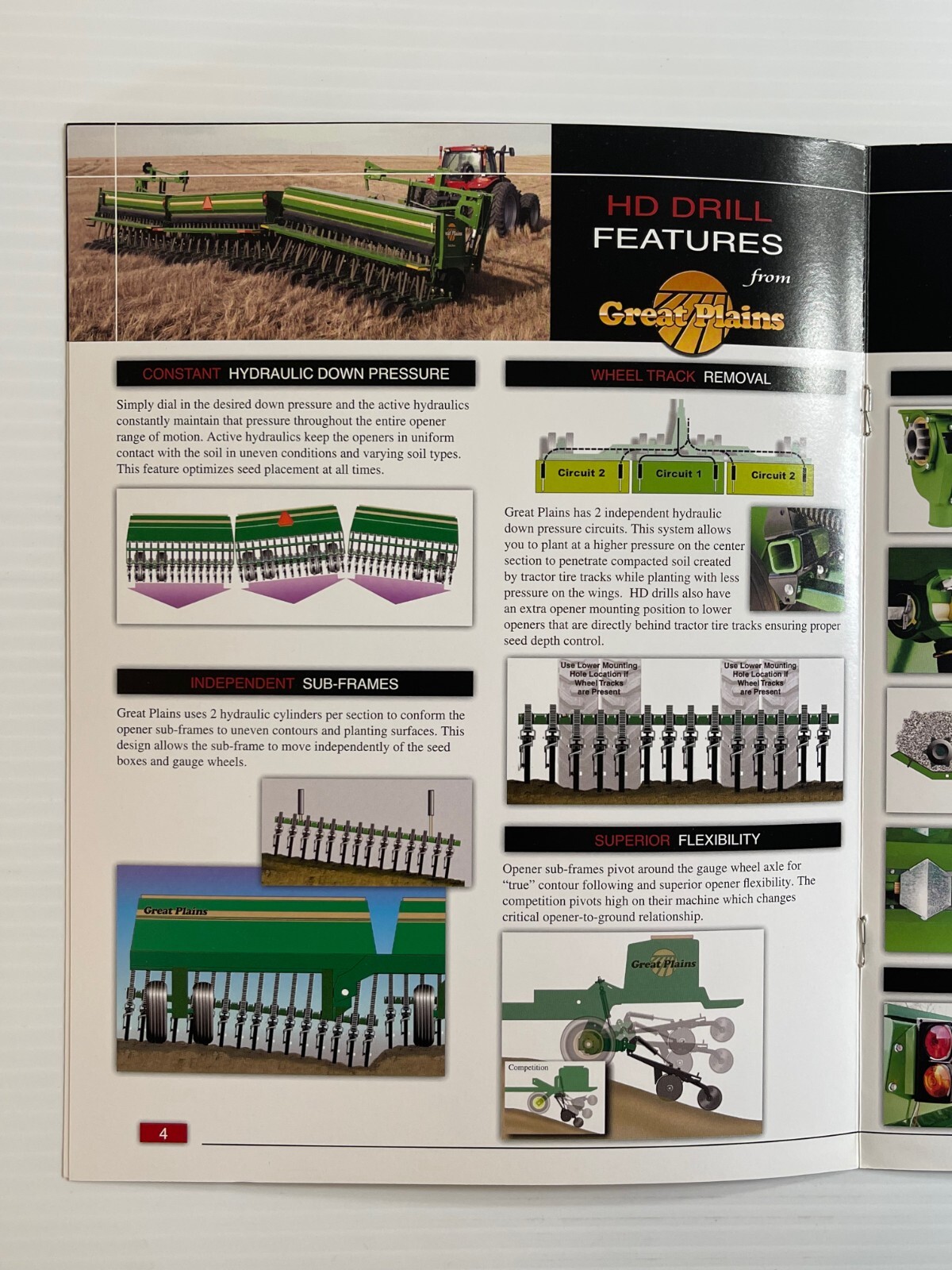 Great Plains- HD Drills / OOHD Drills – Sales Brochure *Original 2000s Brochure*
