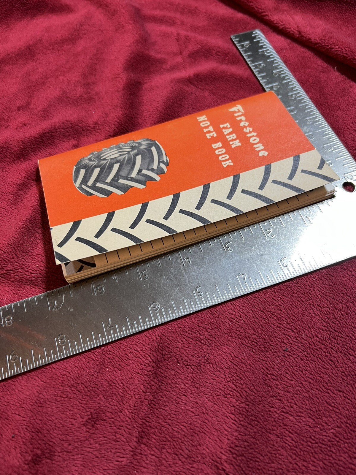 Vintage 1951 Firestone Farm Tire Notebook, Kosters Repair in Sioux Center, IA.