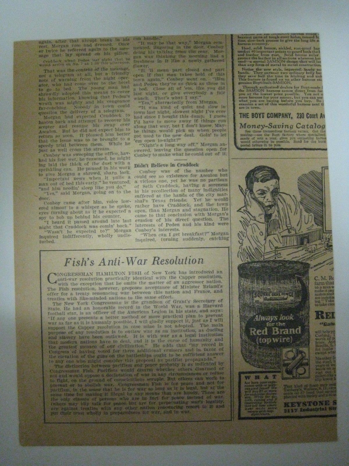 Vintage 1928 OilPull Tractor Advance-Rumely Print Ad Advertising OIL PULL Farm