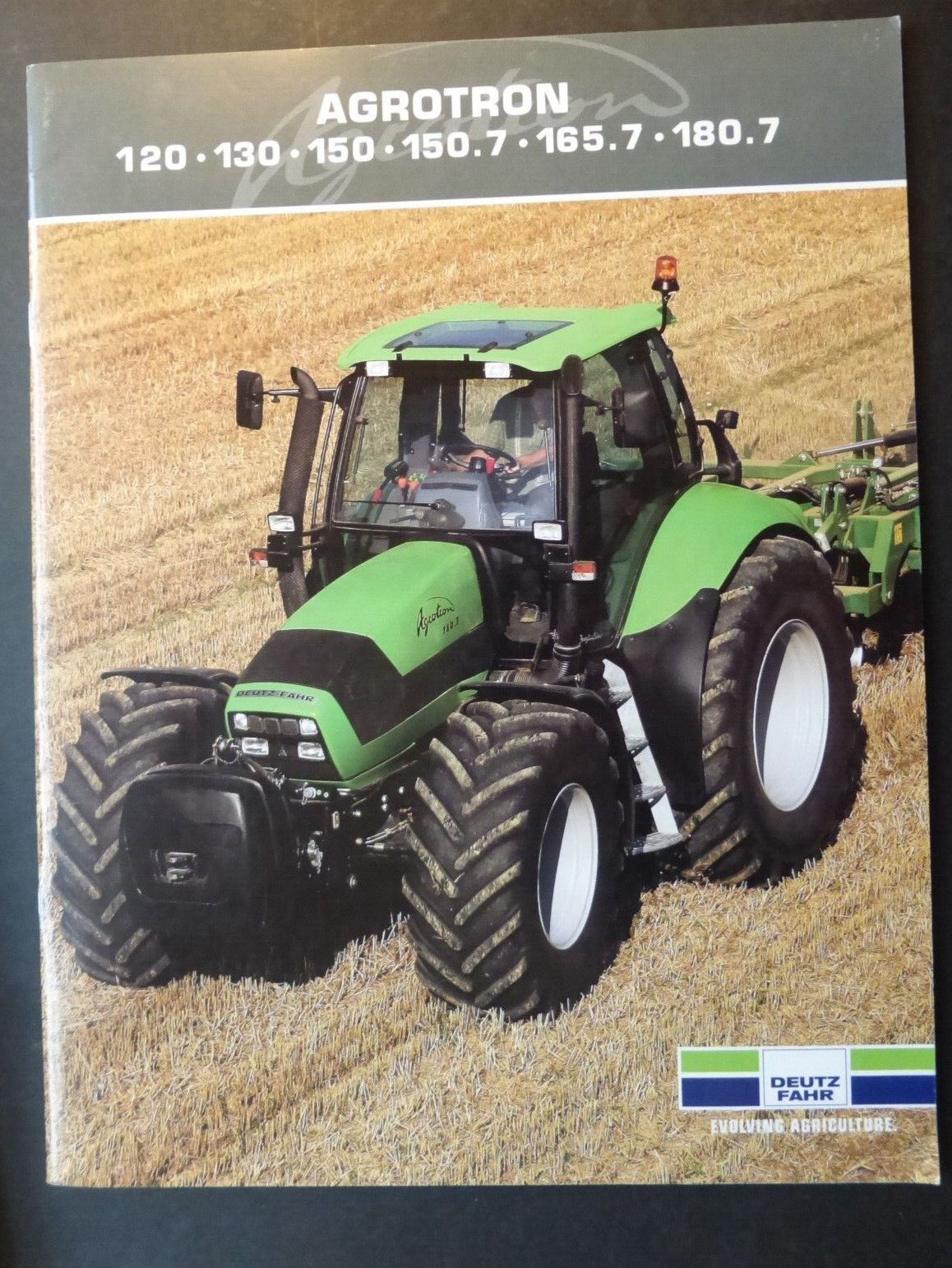 VTG Ad Sales Brochure Catalog Deutz-Fahr Agrotron 120 130 150 150.7 165.7 180.7