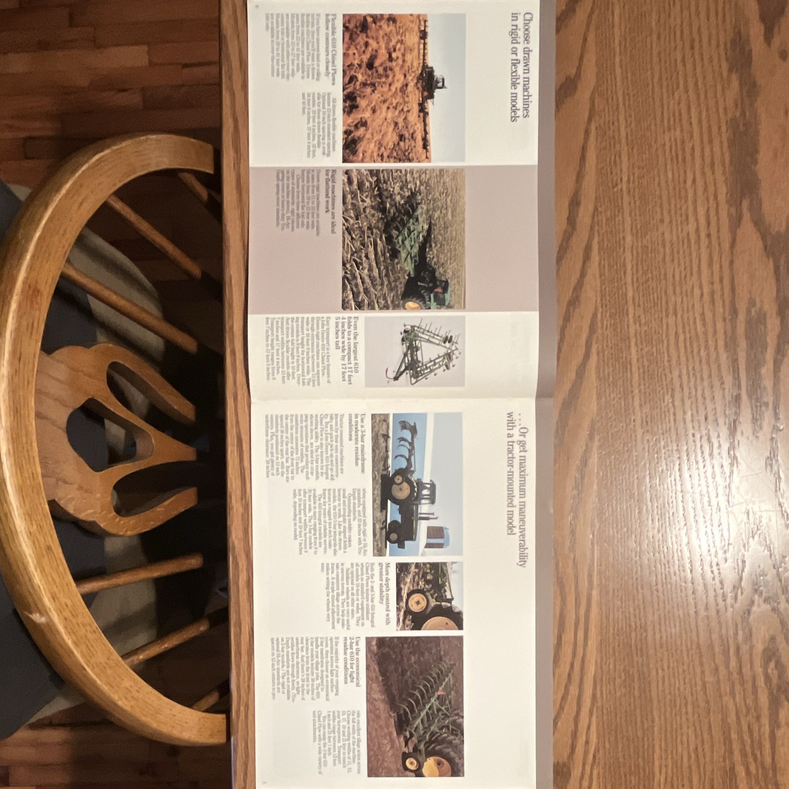 John Deere Chisel Plows Mulch Tillers V-Rippers Advertising Brochure Agriculture