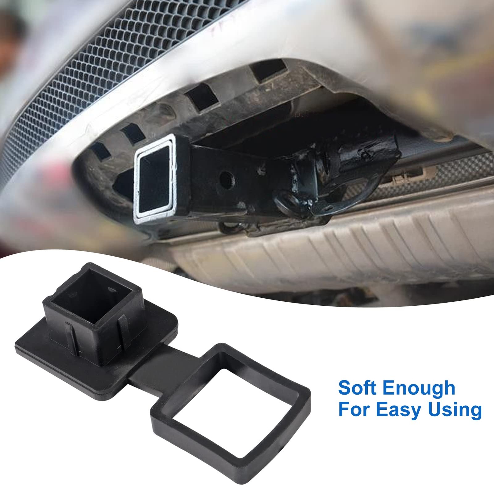 2PCS Trailer Hitch Tube Cover 1.25 » Rubber Plug Cap 1.25inch, 2pcs 1.25inch