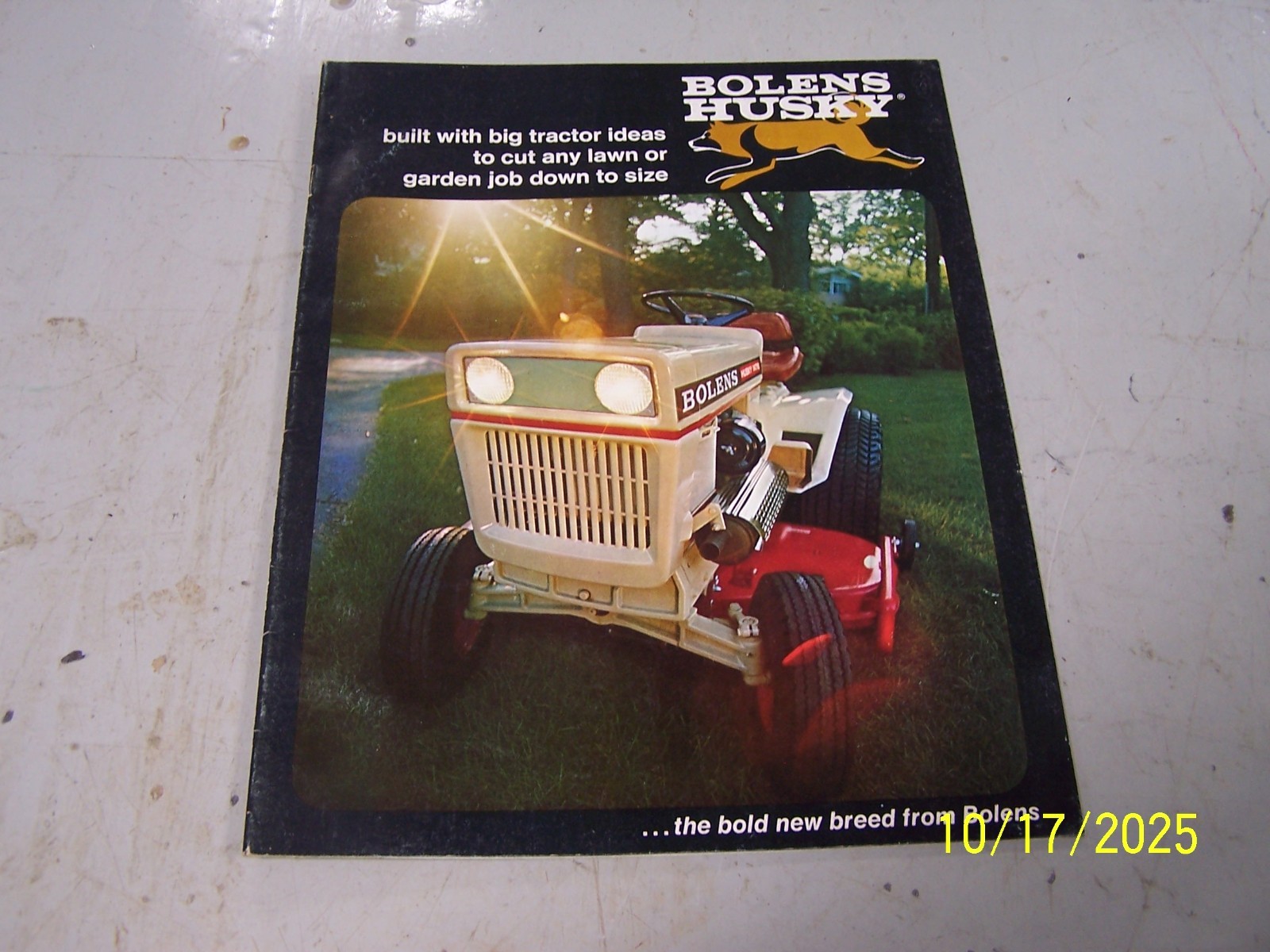 Vintage Bolen&rsquo;s Husky Garden Tractor Lineup Brochure!