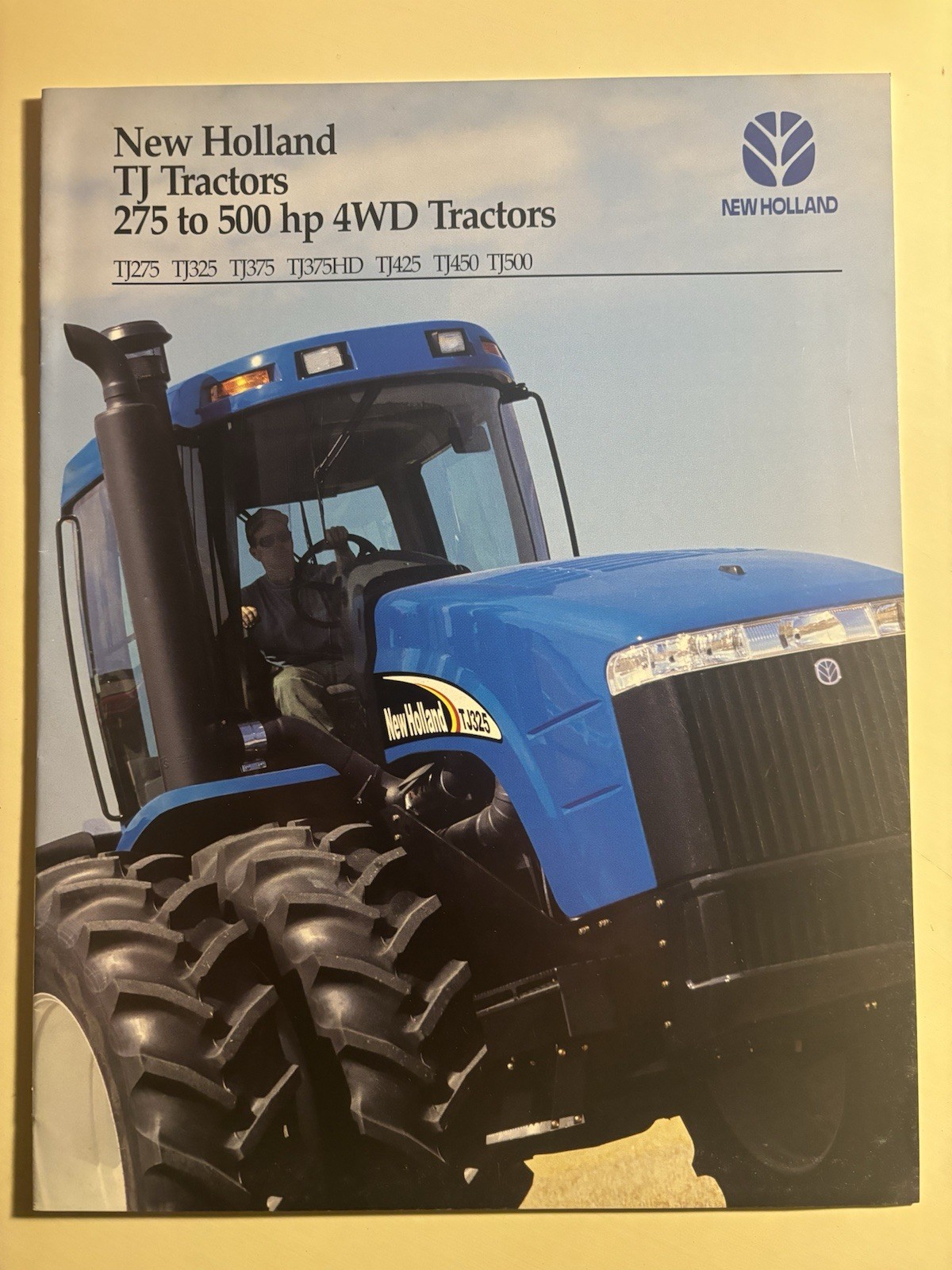 New Holland TJ 275-TJ 500 Series Tractor Brochure