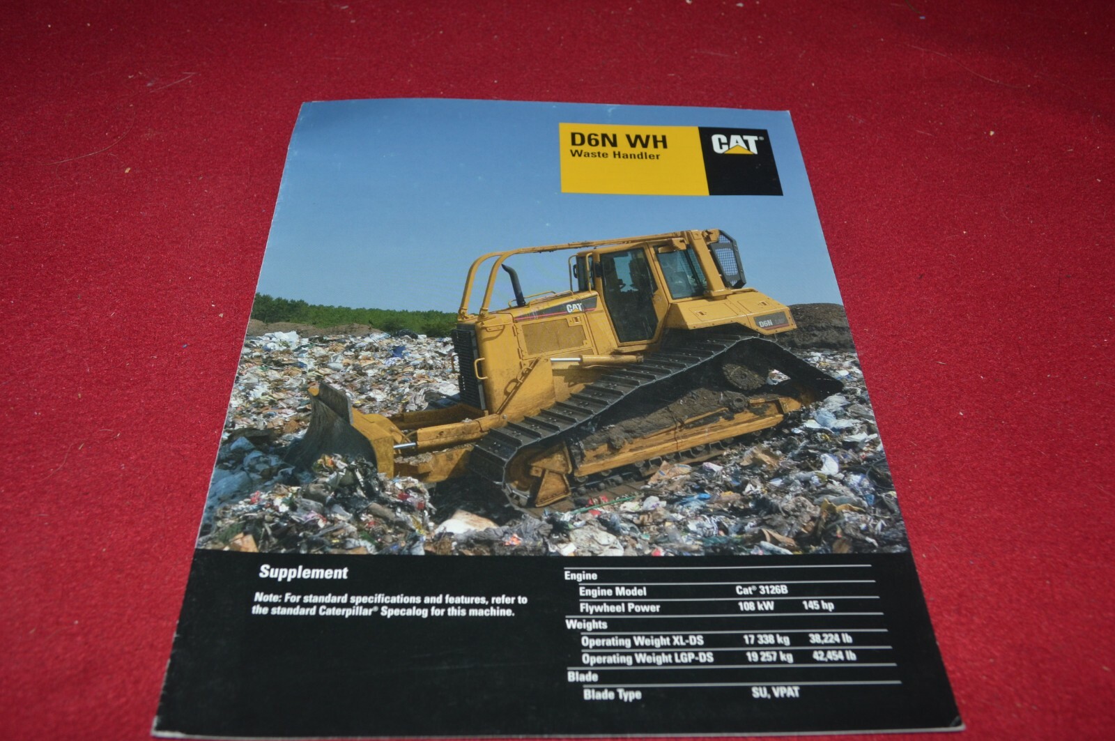 Caterpillar D6N WH Waste Handler Crawler Dozer Brochure DCPA14