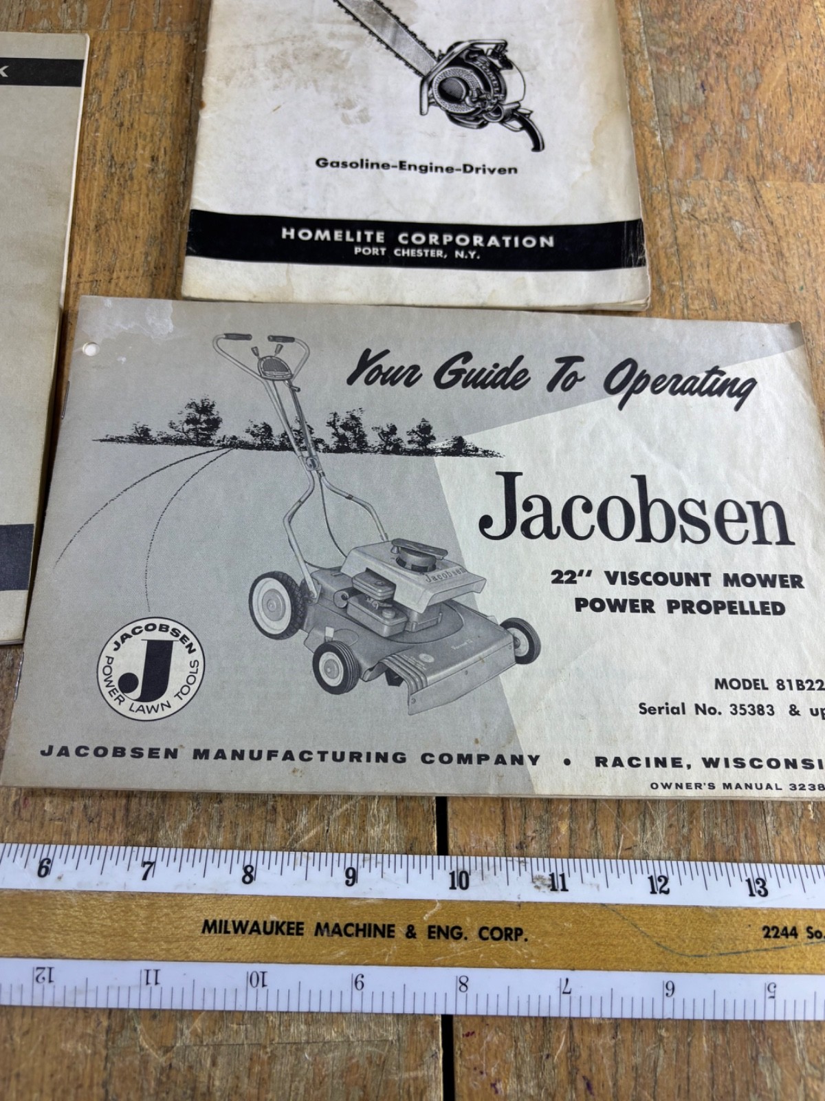 1960s Homelite One Man Gasoline Chain Saws Dealer Brochure