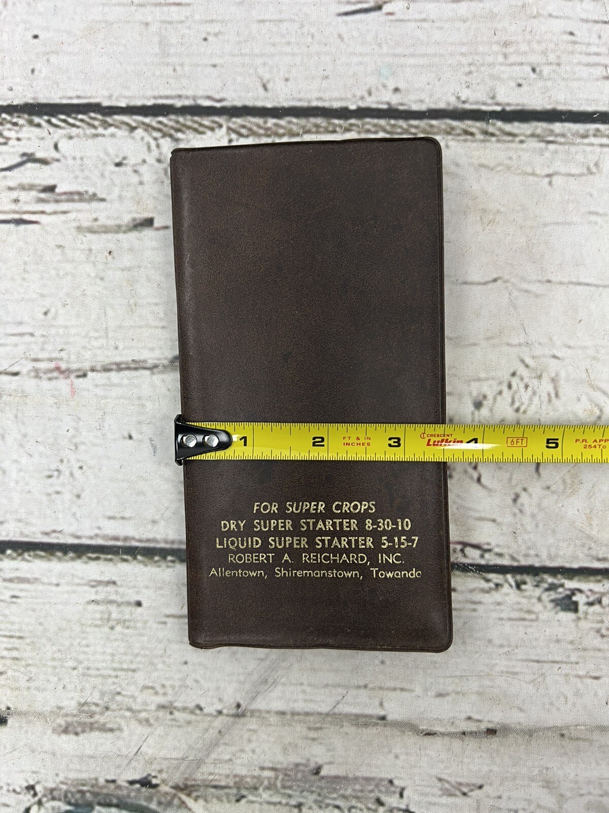 VTG Robert A. Reichard Inc. Allentown « For Super Crops » Pocket Planner Organizer