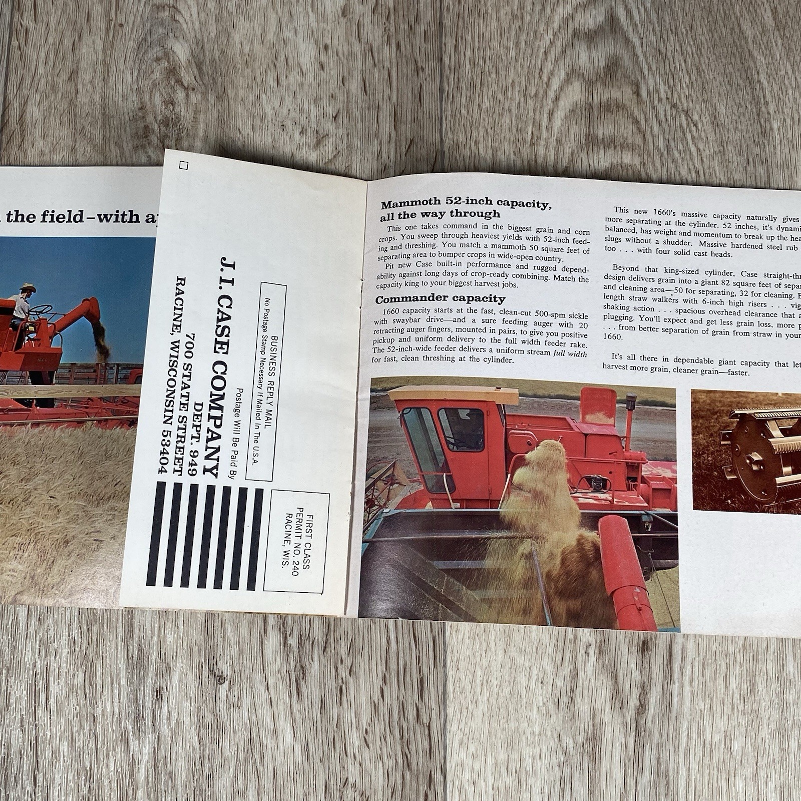 Case Combine Sales Brochure Dealership Mailer