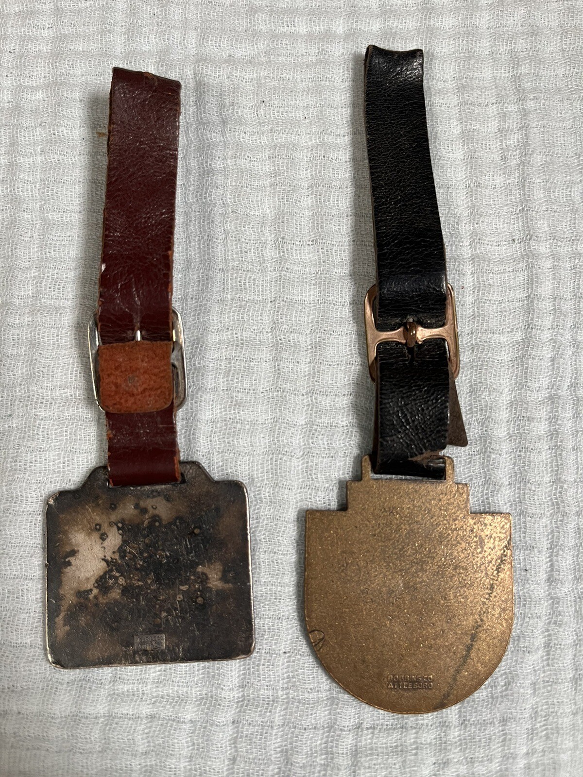 Lot Of 2 Vintage Pocket Watch Fob LINK BELT SPEEDER LS98 Shovel Crane