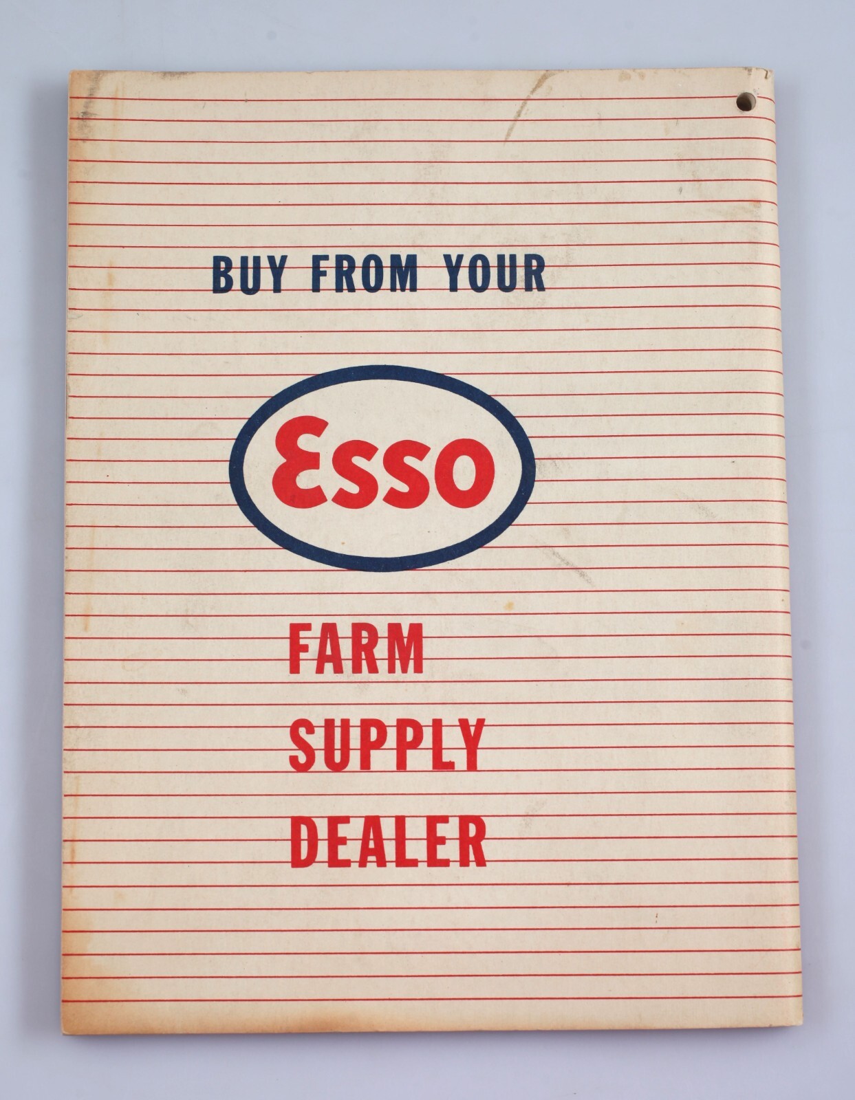 Vintage 1947 Esso Farm Equipment Good Care Counts Booklet Maintenance Manual