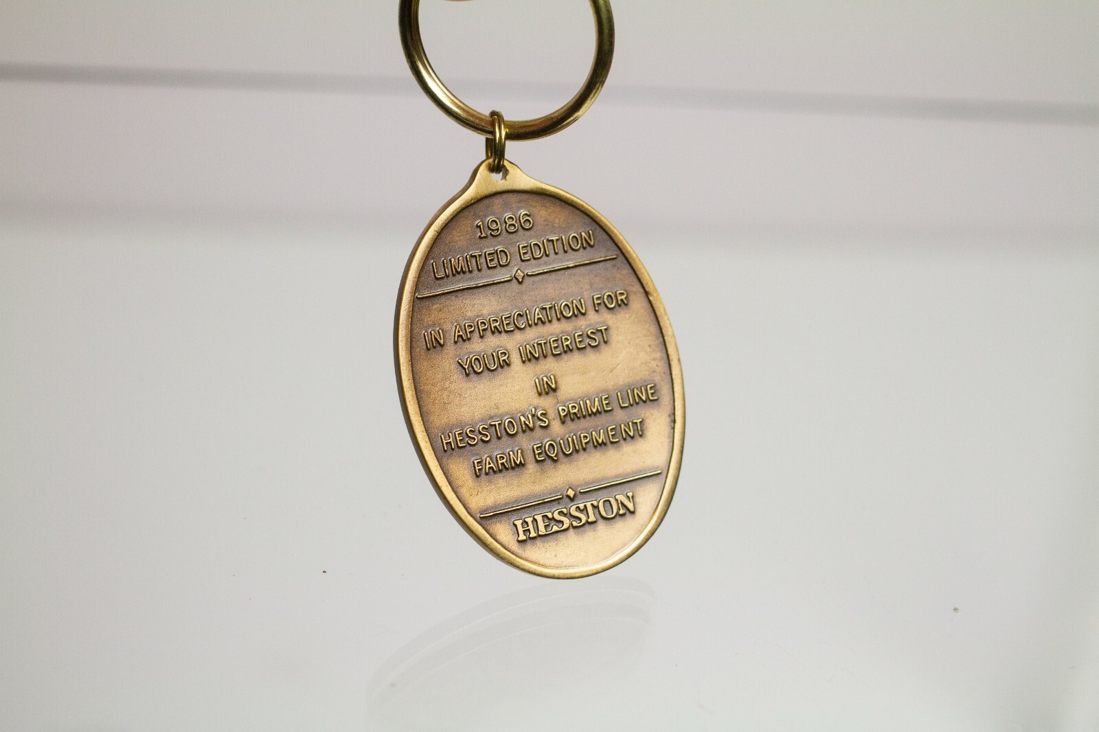 1986 Hesston Prime Line Farm Equipment Limited Edition Keychain