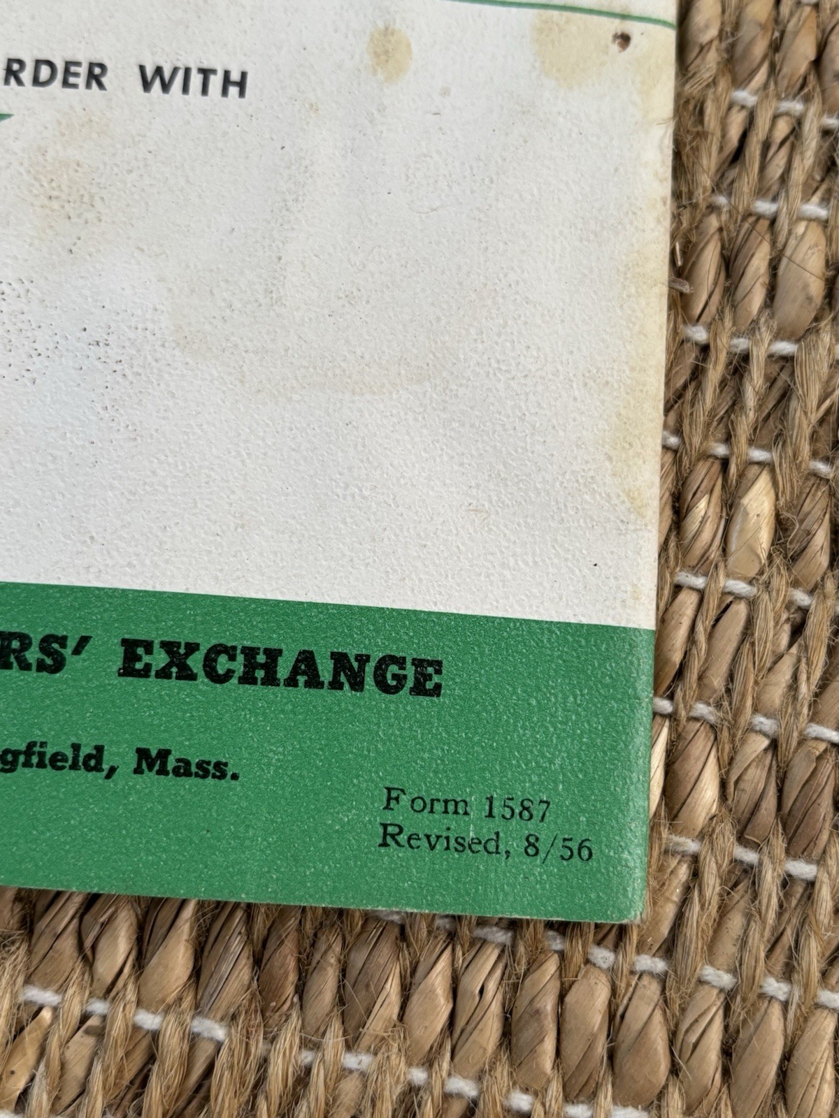 Vintage 1956 Eastern States Cooperative Brochure Corn Crops Ephemera