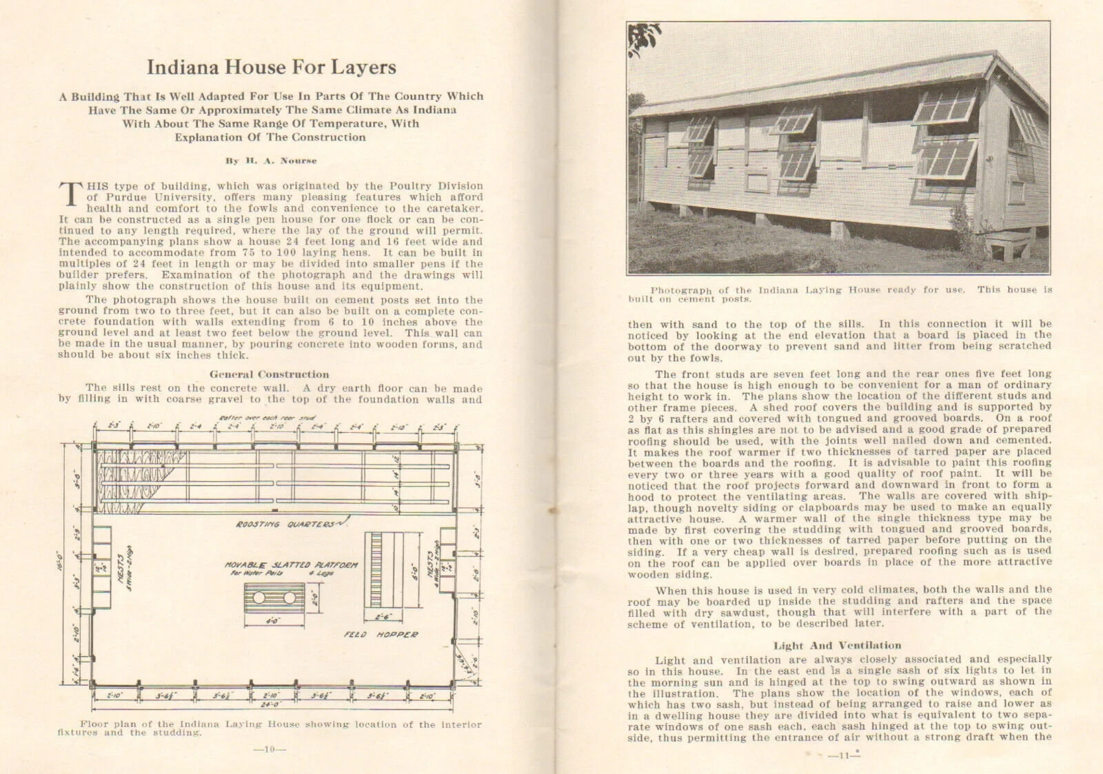 1923 POULTRY HERALD Booklet Best Plans of Poultry Houses Hen Farm Book Chicken