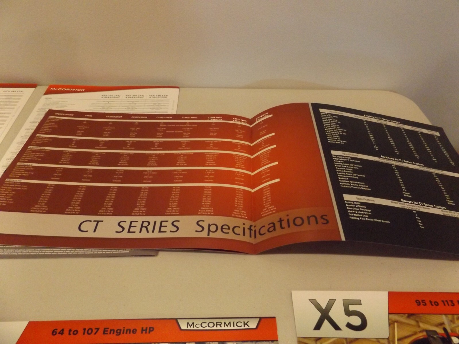 6-pc. McCORMICK SERIES TRACTORS, 2012-2013