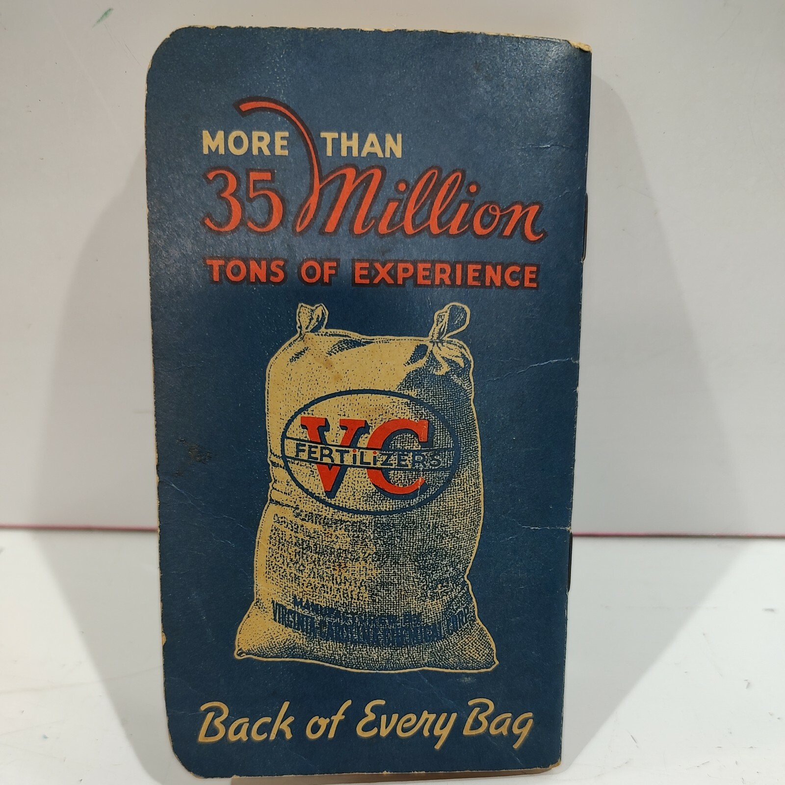 Vintage Advertising VC Fertilizer 1939 1940 Calendar And Notebook Agriculture