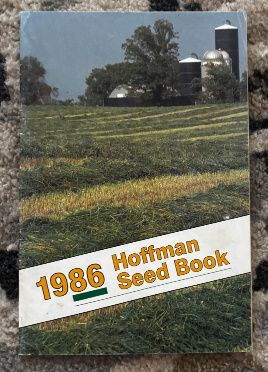 Hoffman Seed Book For 1986 Brochure DCPA26