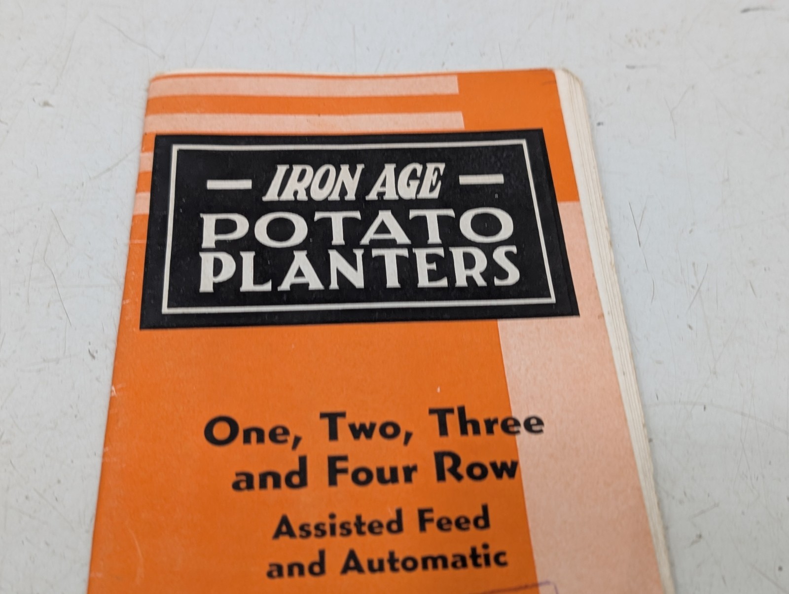 Vintage Farquhar Co. Iron Age Potato Planters Dealer Sales Brochure Original