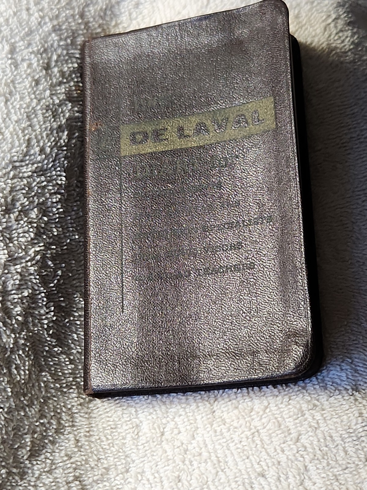 Antique 1965 De Laval Diary&Farmer Handbook Calendar Cream Separator Milkers Vtg