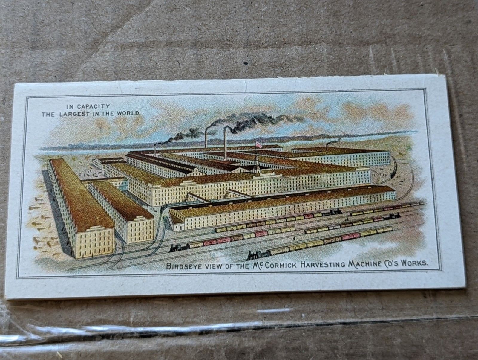 1898 Pocket Calendar Memorandum Advertising Book McCormick Harvesting Machine