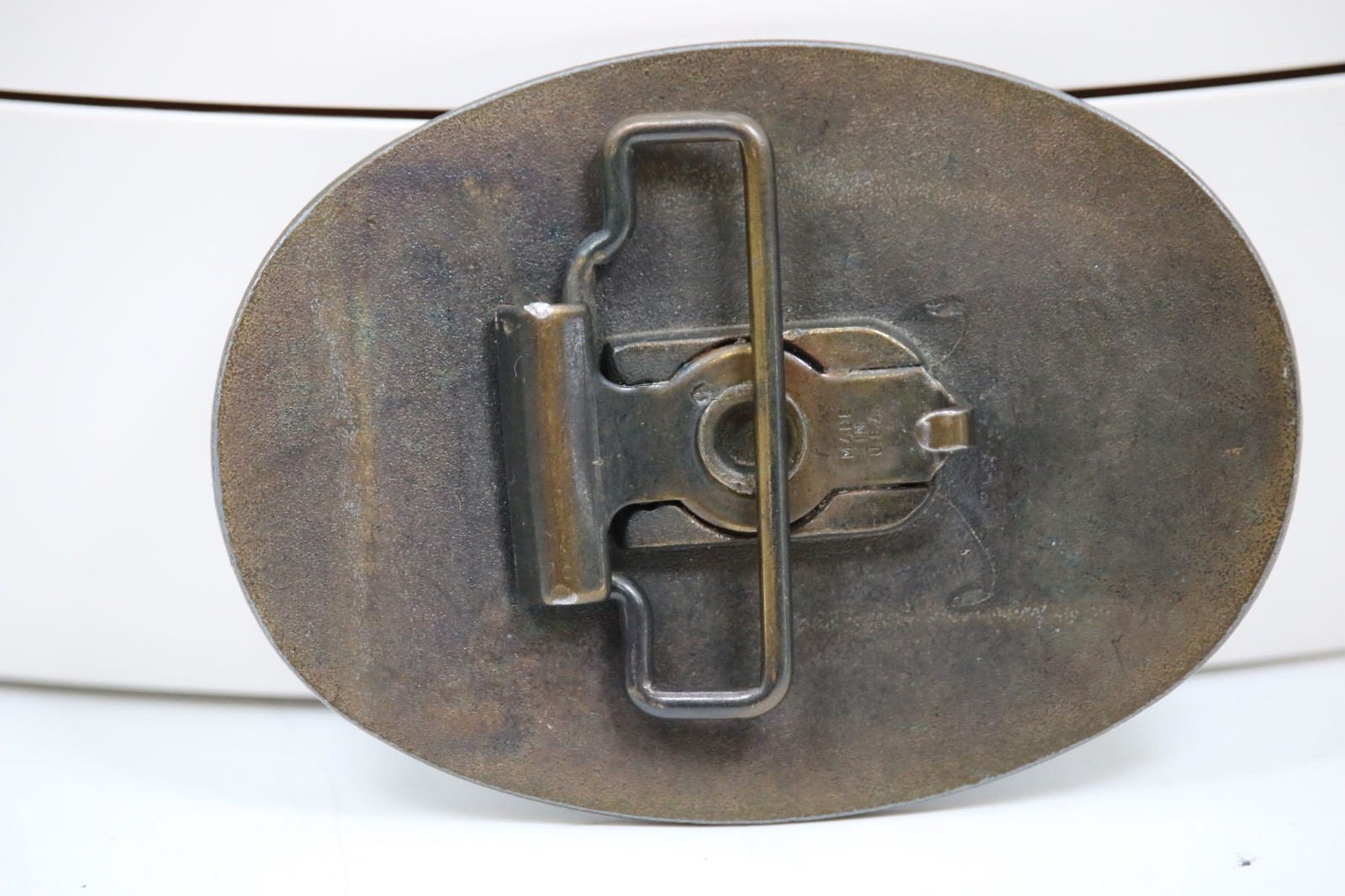 Bush Hog Metal Belt Buckle Farm Ranch Mowers Tractor Equipment Advertising Promo