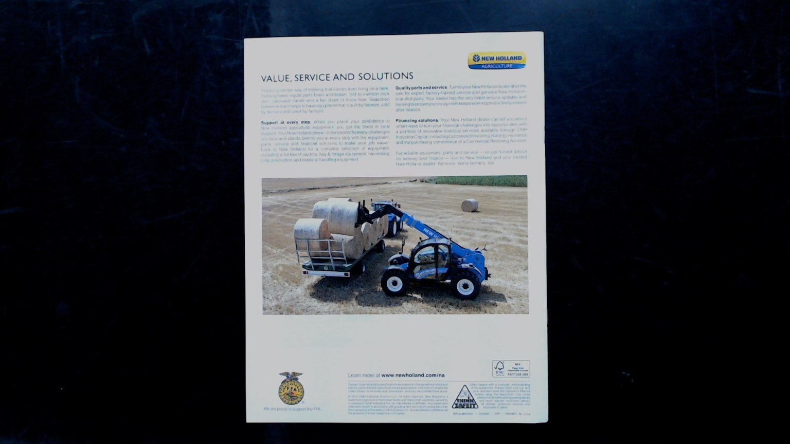New Holland LM Series Telehandlers Brochure Agriculture Equipment