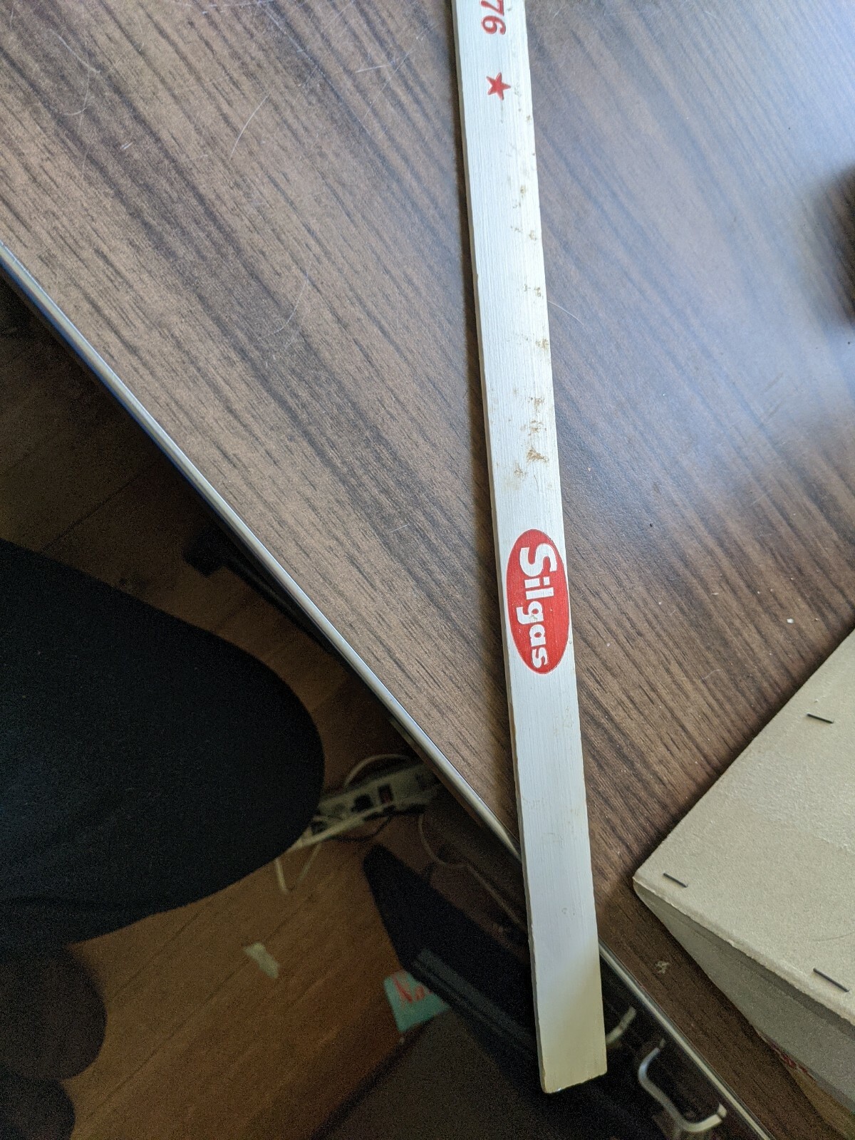 SILGAS ADVERTISING RULER YARDSTICK USA 1776-1976 200 YEARS BICENTENNIAL GAS VTG