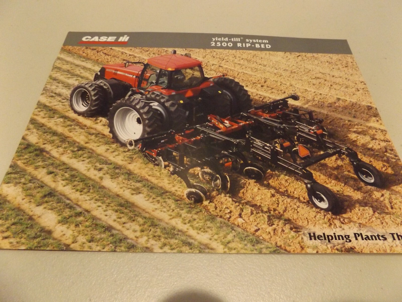 CASE-IH 2500 RIP-BED YEILD TILL SYSTEM, LIT #AE 472091 2001