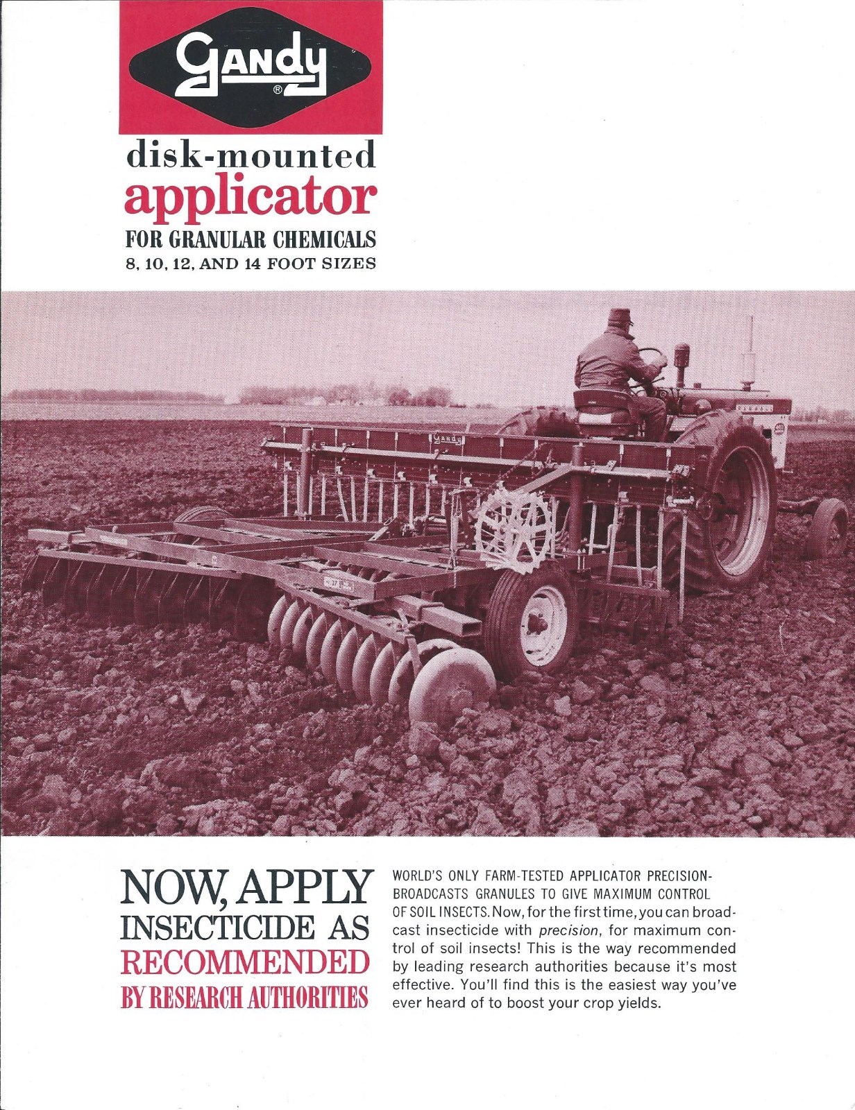 Farm Equipment Brochure – Gandy – Disc Mounted Applicator (F6004)