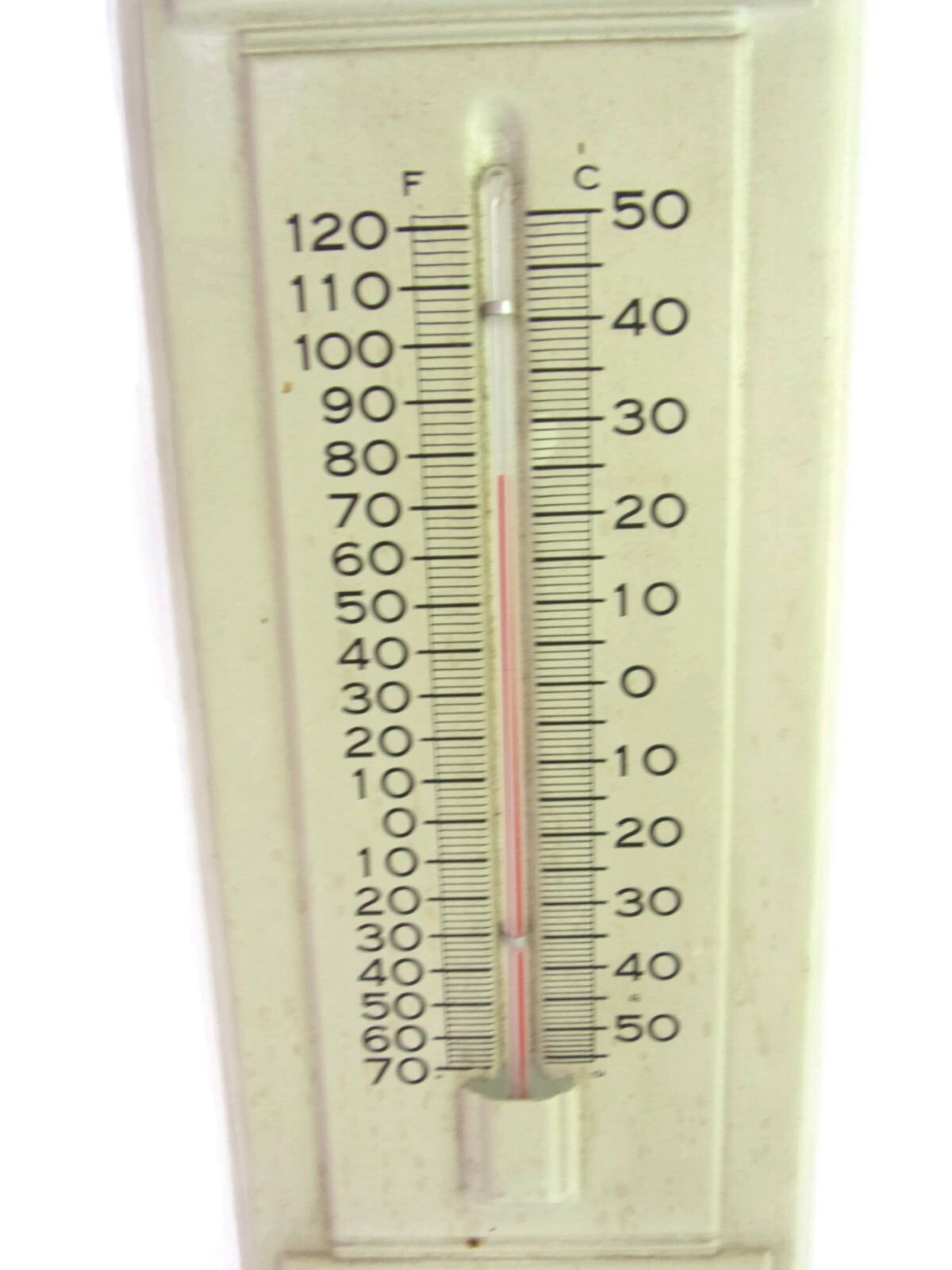 Vintage 14 inch Metal Conibear Equipment Thermometer Agricultural Spreaders