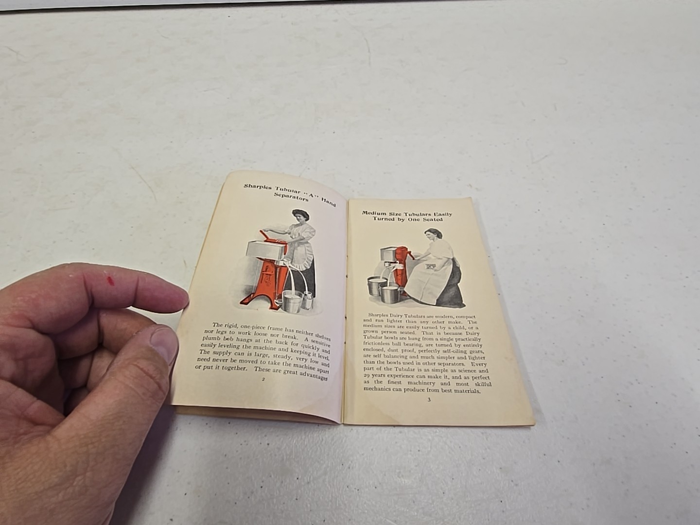 Antique Sharples Separator Co Tubular A Cream Seperators Price List Brochure