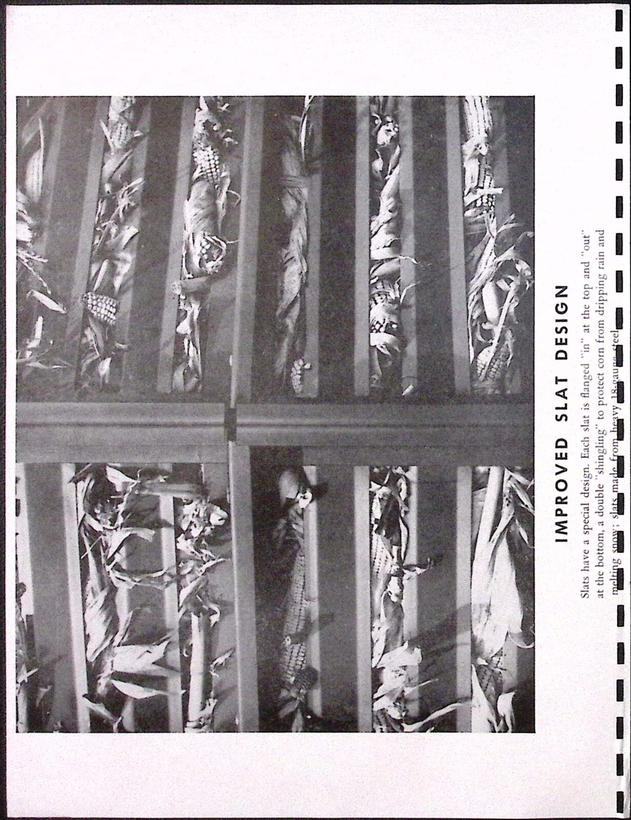 1953 Foley & Lavish All Steel Slat Type Corn Crib Model 519 Brochure Chicago IL