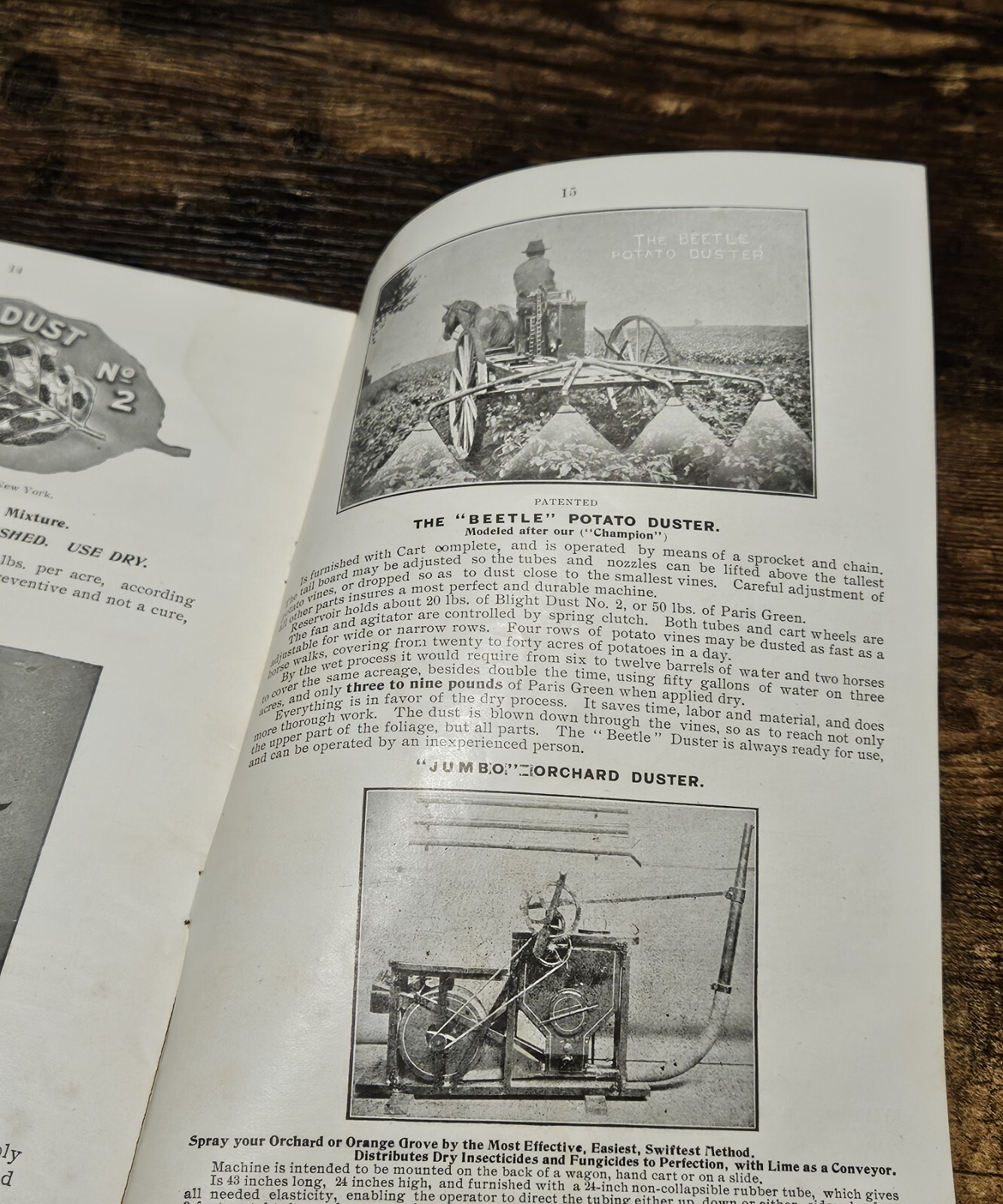 1908 Leggett&rsquo;s Spray Brochure Insecticides Canned Vegetables Farming