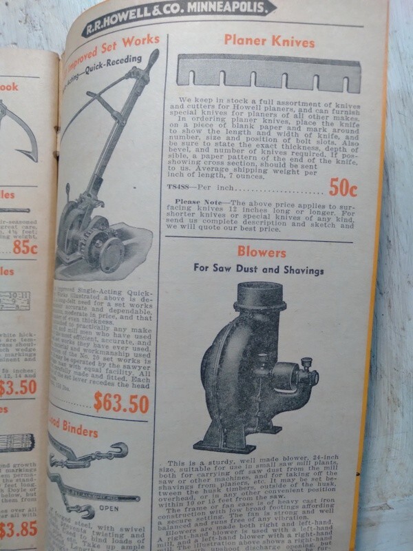 1938 R.R. Howell & Co. Thresher & Power Farming Supplies Saw Mill Accessories