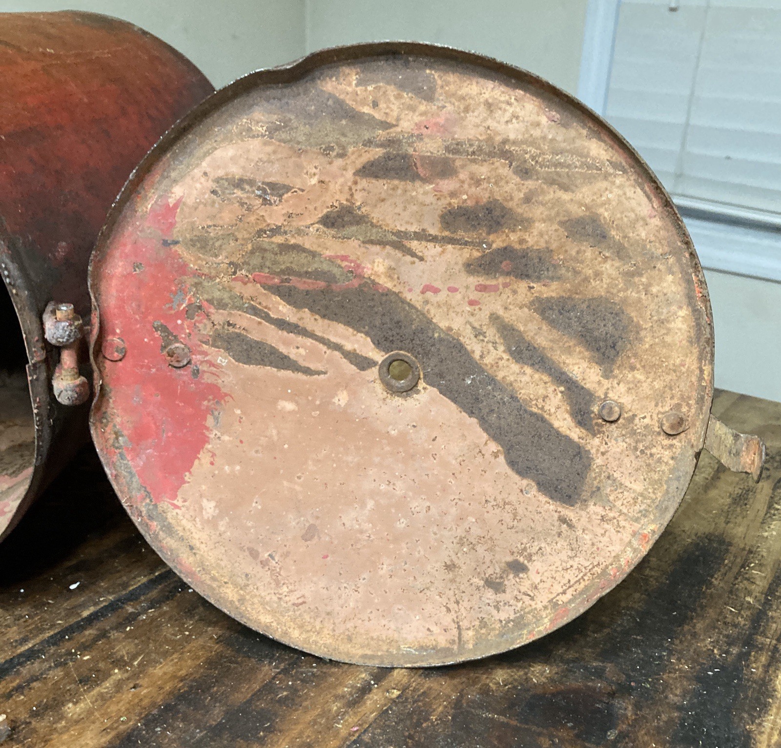 VERY RARE McCormick Twine Grain Binder Feeder Can 1800&rsquo;s Antique HARD TO FIND